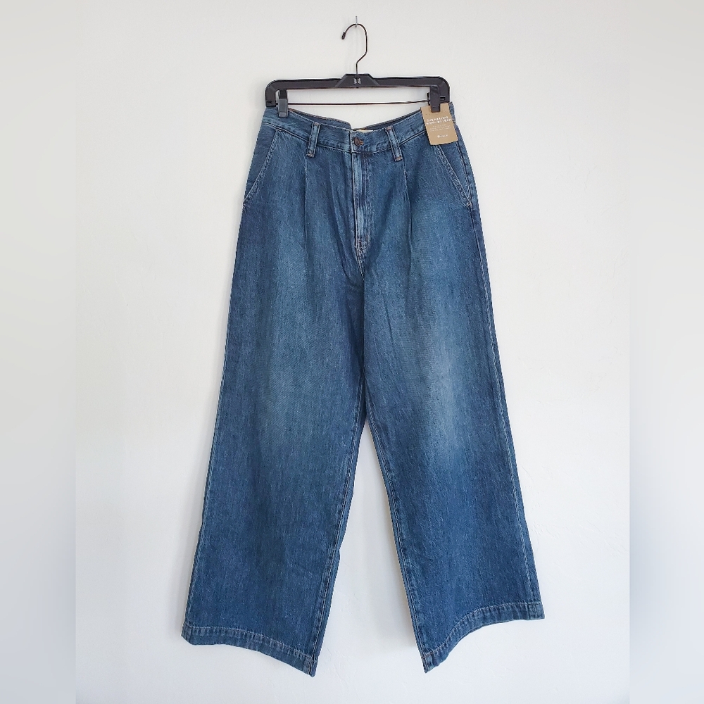 THE HARLOW WIDE-LEG JEAN IN FIELDALE WASH: AIRY DENIM EDITION - Picture 5 of 7